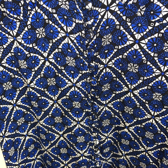 🌷Free People Swing Blue And White Dress Size 0 - Picture 6 of 7